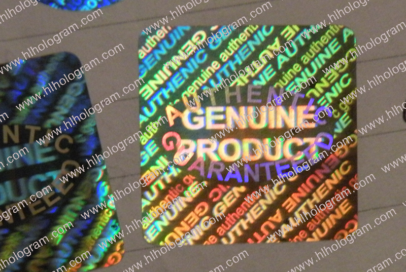 hologram sticker photo